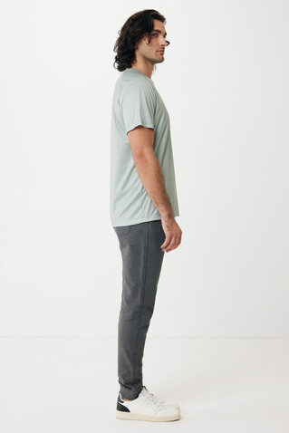 IQONIQ Cooper Jogger aus recycelter Baumwolle heather anthracite bedrucken, Art.-Nr. T9500.014.S