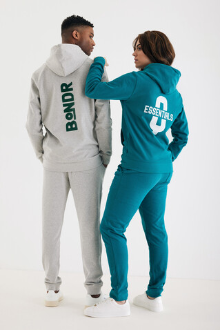 IQONIQ Cooper Jogger aus recycelter Baumwolle heather grey bedrucken, Art.-Nr. T9500.013.XXXL