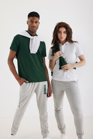 IQONIQ Cooper Jogger aus recycelter Baumwolle heather grey bedrucken, Art.-Nr. T9500.013.XXXL