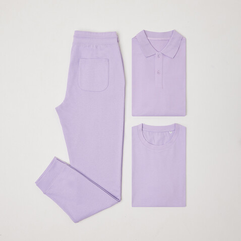 IQONIQ Cooper Jogger aus recycelter Baumwolle lavender bedrucken, Art.-Nr. T9500.011.XXS IQONIQ Cooper Jogger aus recycelter Baumwolle lavender bedrucken, Art.-Nr. T9500.011.XXS