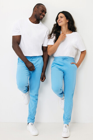 IQONIQ Cooper Jogger aus recycelter Baumwolle tranquil blue bedrucken, Art.-Nr. T9500.010.XXXL IQONIQ Cooper Jogger aus recycelter Baumwolle tranquil blue bedrucken, Art.-Nr. T9500.010.XXXL