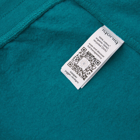 IQONIQ Cooper Jogger aus recycelter Baumwolle verdigris bedrucken, Art.-Nr. T9500.009.XXXL IQONIQ Cooper Jogger aus recycelter Baumwolle verdigris bedrucken, Art.-Nr. T9500.009.XXXL