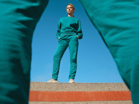 IQONIQ Cooper Jogger aus recycelter Baumwolle verdigris bedrucken, Art.-Nr. T9500.009.XXXL IQONIQ Cooper Jogger aus recycelter Baumwolle verdigris bedrucken, Art.-Nr. T9500.009.XXXL