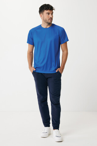 IQONIQ Cooper Jogger aus recycelter Baumwolle navy blau bedrucken, Art.-Nr. T9500.002.M
