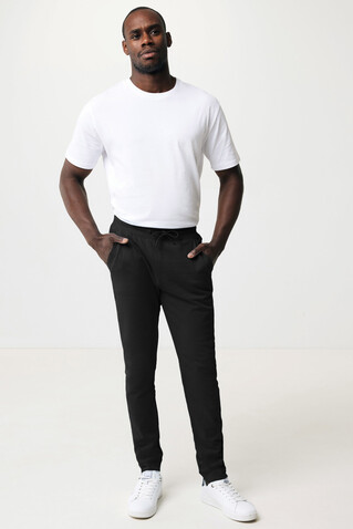 IQONIQ Cooper Jogger aus recycelter Baumwolle schwarz bedrucken, Art.-Nr. T9500.001.M