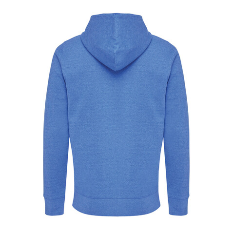 IQONIQ Abisko Zip-Kapuzenpullover aus recycelter Baumwolle heather blue bedrucken, Art.-Nr. T9600.024.S IQONIQ Abisko Zip-Kapuzenpullover aus recycelter Baumwolle heather blue bedrucken, Art.-Nr. T9600.024.S