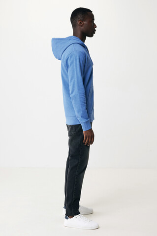 IQONIQ Abisko Zip-Kapuzenpullover aus recycelter Baumwolle heather blue bedrucken, Art.-Nr. T9600.024.S IQONIQ Abisko Zip-Kapuzenpullover aus recycelter Baumwolle heather blue bedrucken, Art.-Nr. T9600.024.S