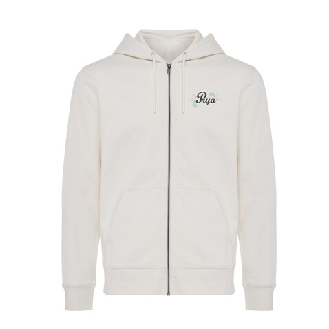 IQONIQ Abisko Zip-Kapuzenpullover aus recycelter Baumwolle natural raw bedrucken, Art.-Nr. T9600.018.L IQONIQ Abisko Zip-Kapuzenpullover aus recycelter Baumwolle natural raw bedrucken, Art.-Nr. T9600.018.L