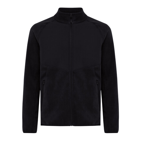 IQONIQ Talung Mikrofleece Jacke aus recyceltem Polyester schwarz bedrucken, Art.-Nr. T9603.001.5XL IQONIQ Talung Mikrofleece Jacke aus recyceltem Polyester schwarz bedrucken, Art.-Nr. T9603.001.5XL