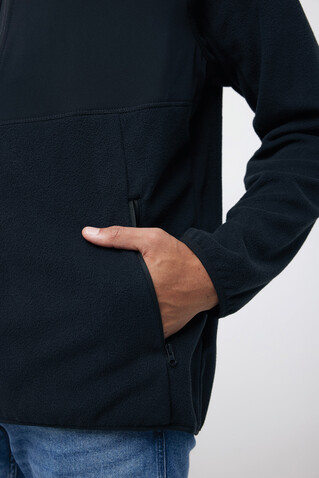 IQONIQ Talung Mikrofleece Jacke aus recyceltem Polyester schwarz bedrucken, Art.-Nr. T9603.001.5XL IQONIQ Talung Mikrofleece Jacke aus recyceltem Polyester schwarz bedrucken, Art.-Nr. T9603.001.5XL
