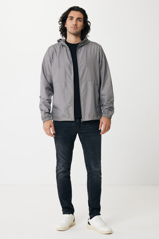 IQONIQ Logan Lightweight Jacke aus recyceltem Polyester Silbergrau bedrucken, Art.-Nr. T9701.035.XXXL