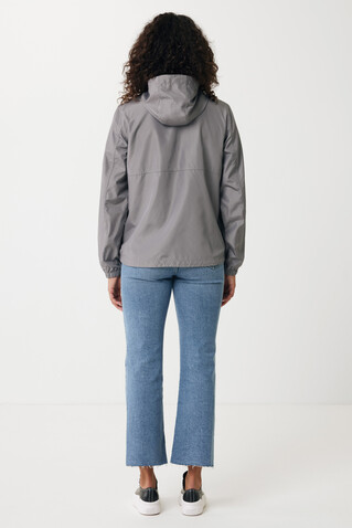 IQONIQ Logan Lightweight Jacke aus recyceltem Polyester Silbergrau bedrucken, Art.-Nr. T9701.035.XXXL