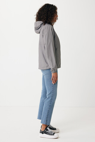 IQONIQ Logan Lightweight Jacke aus recyceltem Polyester Silbergrau bedrucken, Art.-Nr. T9701.035.XXXL