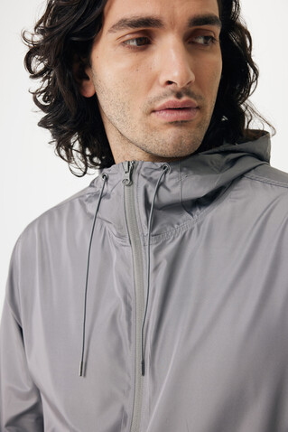 IQONIQ Logan Lightweight Jacke aus recyceltem Polyester Silbergrau bedrucken, Art.-Nr. T9701.035.XXXL