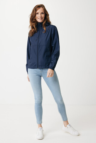 IQONIQ Logan Lightweight Jacke aus recyceltem Polyester navy blau bedrucken, Art.-Nr. T9701.002.XXXL