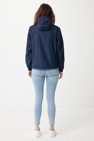 IQONIQ Logan Lightweight Jacke aus recyceltem Polyester navy blau bedrucken, Art.-Nr. T9701.002.XXXL