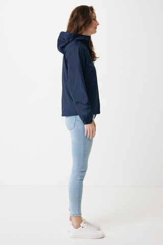 IQONIQ Logan Lightweight Jacke aus recyceltem Polyester navy blau bedrucken, Art.-Nr. T9701.002.XXXL