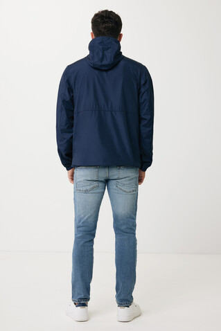 IQONIQ Logan Lightweight Jacke aus recyceltem Polyester navy blau bedrucken, Art.-Nr. T9701.002.XXXL