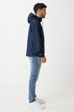 IQONIQ Logan Lightweight Jacke aus recyceltem Polyester navy blau bedrucken, Art.-Nr. T9701.002.XXXL
