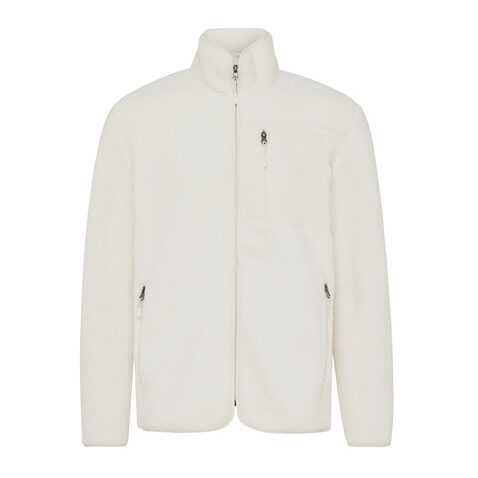 IQONIQ Diran Fleecejacke aus recyceltem Polyesterflor neutral bedrucken, Art.-Nr. T9800.026.XXXL