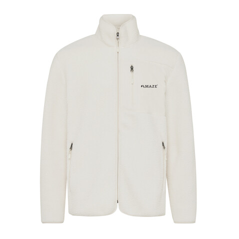 IQONIQ Diran Fleecejacke aus recyceltem Polyesterflor neutral bedrucken, Art.-Nr. T9800.026.XXXL