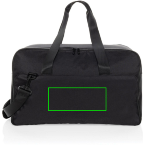 Swiss Peak Aware™ RPET 15,6" Laptop-Wochenendtasche schwarz bedrucken, Art.-Nr. P707.2701 Swiss Peak Aware™ RPET 15,6" Laptop-Wochenendtasche schwarz bedrucken, Art.-Nr. P707.2701