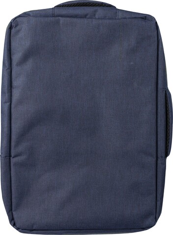 Laptop-Rucksack Eulalia | Recycelt | 12 l – Blau bedrucken, Art.-Nr. 005999999_1202789