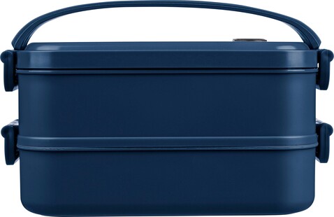 Lunchbox Selwyn | Kunststoff | 2x 800 ml – Blau bedrucken, Art.-Nr. 005999999_1204257 Lunchbox Selwyn | Kunststoff | 2x 800 ml – Blau bedrucken, Art.-Nr. 005999999_1204257