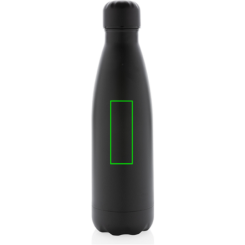 Einfarbige Vakuumisolierte Stainless Steel Flasche schwarz bedrucken, Art.-Nr. P436.461 Einfarbige Vakuumisolierte Stainless Steel Flasche schwarz bedrucken, Art.-Nr. P436.461