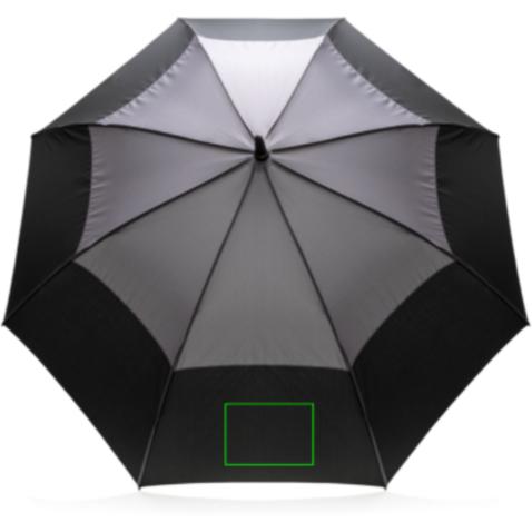 27" Impact AWARE™ RPET 190T Auto-Open Stormproof-Schirm anthrazit bedrucken, Art.-Nr. P850.682 27" Impact AWARE™ RPET 190T Auto-Open Stormproof-Schirm anthrazit bedrucken, Art.-Nr. P850.682