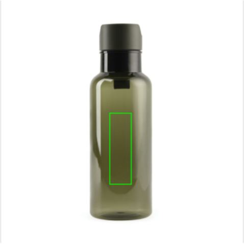 VINGA Balti 600ml Flasche aus RCS recyceltem PET grün bedrucken, Art.-Nr. V433017