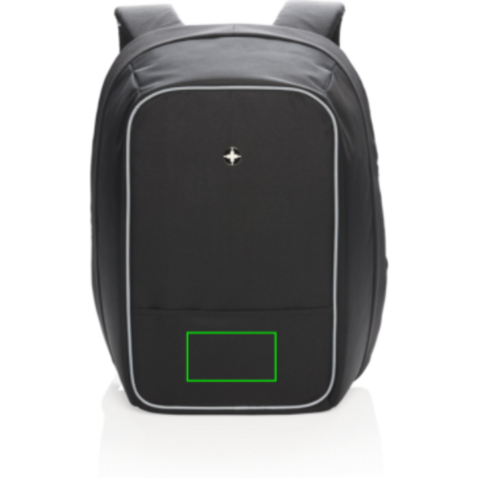 Swiss Peak 15,6" Anti-Diebstahl Laptop-Rucksack schwarz bedrucken, Art.-Nr. P763.091 Swiss Peak 15,6" Anti-Diebstahl Laptop-Rucksack schwarz bedrucken, Art.-Nr. P763.091