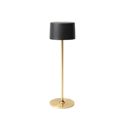 VINGA Nauro Tischleuchte aus RCS recyceltem ABS gold bedrucken, Art.-Nr. V5130101