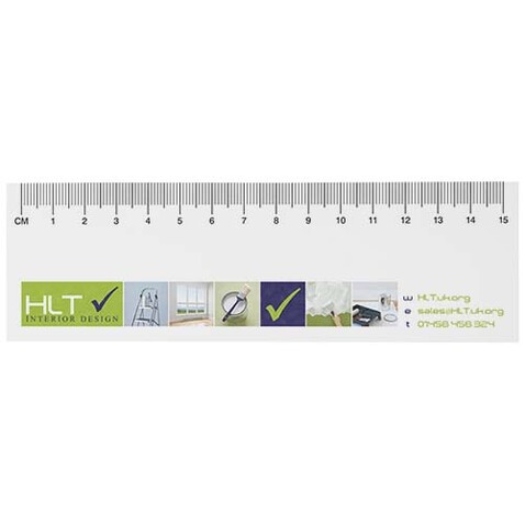 Sticky-Mate® Haftnotizen mit gedrucktem 15 cm Lineal aus recyceltem Material, weiss bedrucken, Art.-Nr. 21261011 Sticky-Mate® Haftnotizen mit gedrucktem 15 cm Lineal aus recyceltem Material, weiss bedrucken, Art.-Nr. 21261011