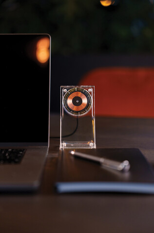 Magcharge 15W magnetischer Wireless-Charging-Stand transparent bedrucken, Art.-Nr. P309.0800 Magcharge 15W magnetischer Wireless-Charging-Stand transparent bedrucken, Art.-Nr. P309.0800