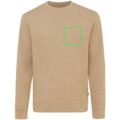 IQONIQ Denali ungefärbt. Rundhals-Sweater aus recycelter BW heather brown bedrucken, Art.-Nr. T9301.017.XXXL IQONIQ Denali ungefärbt. Rundhals-Sweater aus recycelter BW heather brown bedrucken, Art.-Nr. T9301.017.XXXL
