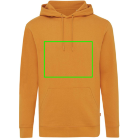 IQONIQ Jasper Hoodie aus recycelter Baumwolle sundial orange bedrucken, Art.-Nr. T9400.012.XS IQONIQ Jasper Hoodie aus recycelter Baumwolle sundial orange bedrucken, Art.-Nr. T9400.012.XS