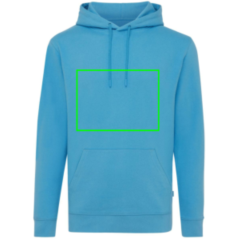 IQONIQ Jasper Hoodie aus recycelter Baumwolle tranquil blue bedrucken, Art.-Nr. T9400.010.S IQONIQ Jasper Hoodie aus recycelter Baumwolle tranquil blue bedrucken, Art.-Nr. T9400.010.S