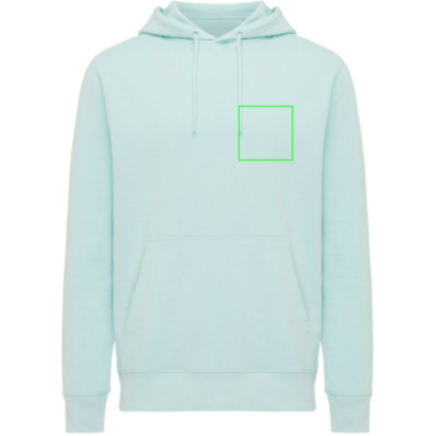 IQONIQ Rila Lightweight Hoodie aus recycelter Baumwolle crushed mint bedrucken, Art.-Nr. T9404.037.XXXL IQONIQ Rila Lightweight Hoodie aus recycelter Baumwolle crushed mint bedrucken, Art.-Nr. T9404.037.XXXL