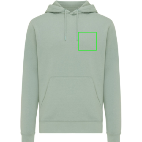 IQONIQ Rila Lightweight Hoodie aus recycelter Baumwolle Iceberg green bedrucken, Art.-Nr. T9404.023.XXXL IQONIQ Rila Lightweight Hoodie aus recycelter Baumwolle Iceberg green bedrucken, Art.-Nr. T9404.023.XXXL