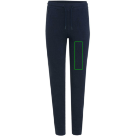 IQONIQ Cooper Jogger aus recycelter Baumwolle navy blau bedrucken, Art.-Nr. T9500.002.M