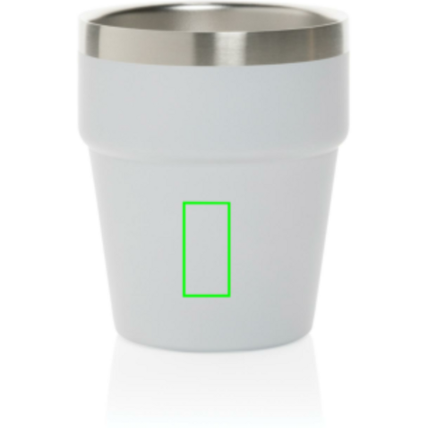 Clark Doppelwandige RCS Kaffeetasse 300ml weiß bedrucken, Art.-Nr. P437.213 Clark Doppelwandige RCS Kaffeetasse 300ml weiß bedrucken, Art.-Nr. P437.213