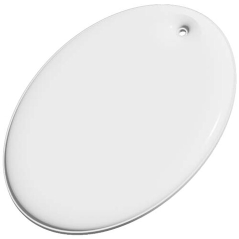 RFX™ H-16 ovaler, leichter, reflektierender PVC-Anhänger, weiss bedrucken, Art.-Nr. 1PR12801 RFX™ H-16 ovaler, leichter, reflektierender PVC-Anhänger, weiss bedrucken, Art.-Nr. 1PR12801
