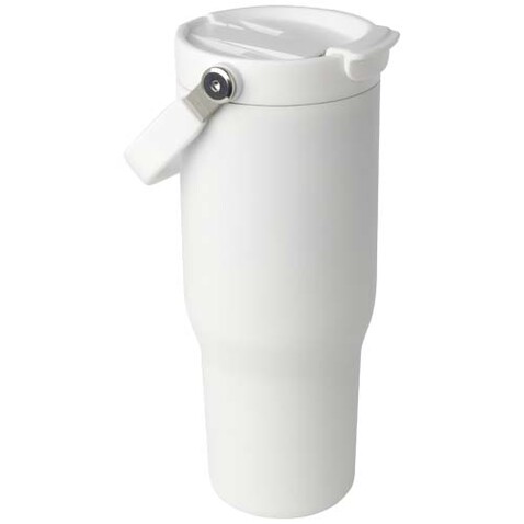 Bronx 900 ml RCS-zertifizierter Kupfer-Vakuum Isolierbecher aus Edelstahl mit Doppelfunktionsdeckel, weiss bedrucken, Art.-Nr. 10086401 Bronx 900 ml RCS-zertifizierter Kupfer-Vakuum Isolierbecher aus Edelstahl mit Doppelfunktionsdeckel, weiss bedrucken, Art.-Nr. 10086401