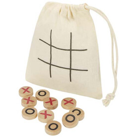 Whorl Tic-Tac-Toe Spiel aus Holz, natur bedrucken, Art.-Nr. 10461106