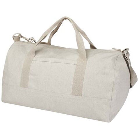 Porter 500 g/m² Aware™ recycelte Reisetasche 50 L, Oatmeal bedrucken, Art.-Nr. 12074707 Porter 500 g/m² Aware™ recycelte Reisetasche 50 L, Oatmeal bedrucken, Art.-Nr. 12074707