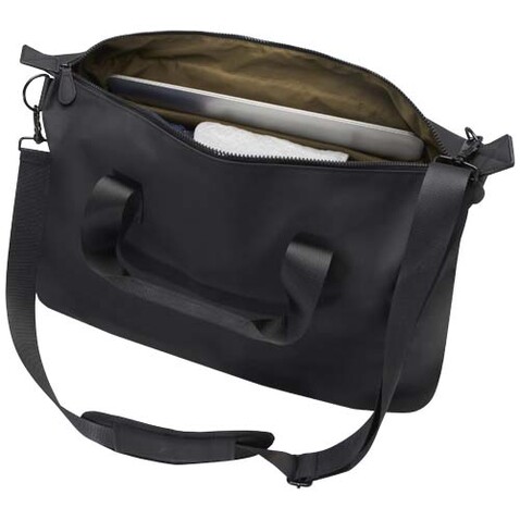 Turner 15,6" GRS-recycelte Laptop-Reisetasche 36 L, schwarz bedrucken, Art.-Nr. 12075190 Turner 15,6" GRS-recycelte Laptop-Reisetasche 36 L, schwarz bedrucken, Art.-Nr. 12075190