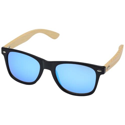 Hue Sonnenbrille mit Bambusbügeln, blau, natur bedrucken, Art.-Nr. 12704952 Hue Sonnenbrille mit Bambusbügeln, blau, natur bedrucken, Art.-Nr. 12704952