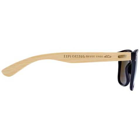 Hue Sonnenbrille mit Bambusbügeln, blau, natur bedrucken, Art.-Nr. 12704952 Hue Sonnenbrille mit Bambusbügeln, blau, natur bedrucken, Art.-Nr. 12704952