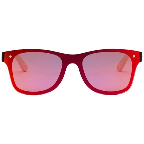 Tan Sonnenbrille mit Bambusbügeln, gelb bedrucken, Art.-Nr. 12705011 Tan Sonnenbrille mit Bambusbügeln, gelb bedrucken, Art.-Nr. 12705011
